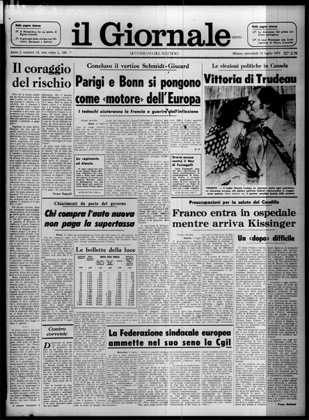 Il giornale nuovo : quotidiano del mattino